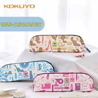 1PC Kokuyo Pencil Case WSG-PC2M102VP High-capacity Kawaii Stationery Back To School Japanese Stationery School Supplies