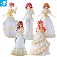 In Stock Bandai Nakano Ichika Nakano Itsuki Nino Miku Yotsuba Wedding Dress Anime Action Figure Toy Model Collection Girl Gift