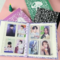 A5 Photocard Binder Cover Kpop Photo Album Wedding Album Card Binder Collect Book Loose-leaf Photocard Album Kpop Card Binder