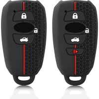 Silicone Key Case Fob For Subaru Legacy Impreza Forester XV BRZ WRX Levorg Keyless Remote Key Cover Shell 2017 2018 2019