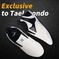 GINGPAI Breathable Taekwondo Shoes Karate Kung Fu Wrestling Martial Arts Shoes Adults Child Non-slip Soft Oxford Soles Sneakers