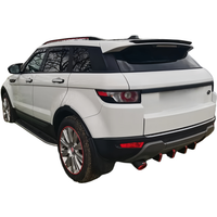 For Range Rover Evoque Rear Roof Spoiler 2010 To 2015 Wing ABS Bright Black Or carbon fiber pattern Unpainted Primer Spoiler