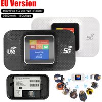 EU-Version H807Pro 4G Lte WIFI-Router 3650 mAh Drahtlose tragbare Router 150 Mbit/s Outdoor-Hotspot Mobile Pocket Mini-WLAN-Router
