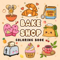 BAKE SHOP Bold-easy Patterns Coloring Book for Adults Cute Drawing Book Perfect Gift for Party and Birthday