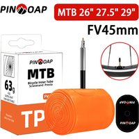 AliExpress pinmoap Ultra Light Mountain Bike Inner Tube TPU Inner Tube French Nozzle Bike Inner Tube MTB 26 27.5 29 Inch FV45mm Bike Accessories