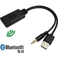 Bluetoo-th 5.0 AMI MMI Adapter Compatible for BMW Mini COOPER Wireless Music Media Interface AUX Receiver with 3.5mm AUX Port