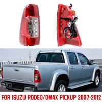 Feux arrière pour Isuzu Rodeo / DMax Pickup 2007-2012, feux de brouillard arrière, feux de freinage, feux de position latéraux, feux de recul, 1 paire, boîtier de feux arrière de voiture