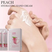A Box of 20 Peach Moisturizing and Hydrating Hand Creams, Portable Moisturizing Sticks, Suitable as Hand Cream, Face Cream, and Body Lotion, Ideal as Souvenirs and Gifts.