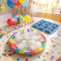 6-Grid Ultra-Cute Highland Cow Design Silicone Cube of Ice Mold, Easy to Demold, for Making 3D Ice Cubes - Home/Kitchen/Bar Use,