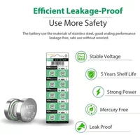 1.55V AG11 SR721SW 362 361 162 High Capacity Button Coin Cell Watch Battery 0%Hg Mercury Free for Watch Toys Remote with gift