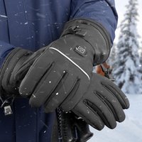 AliExpress Kyncilor Winter Heated Gloves Women Men Winter Warm Battery Case Heated Gloves Touch Screen Waterproof Skiing Heated Rechargeable Gloves