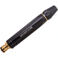 High Pressure Hose Nozzle Water Gun Garden Hose Sprinkler Metal Foam Throwing Car Wash Tool Straight Nozzle Jet Washer Sprayer