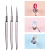 Nail Liner Brush Painting Drawing Striping Liner UV Gel Polish Design Tip Nail Professional Art Decoration Pen Manicure DIY Tool