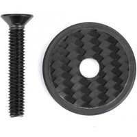 No Logo Bike Headset Cap Carbon Fiber Bicycle Stem Headset Top Cap with Screw Mountain Bike Front Fork Top Cover Bike Parts.