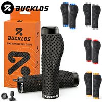 AliExpress BUCKLOS Bicycle Handlebar Grip 3D Printed Mountain Bike Lock Grips Ergonomic Comfortable Bike Handle Grip Cycling Parts