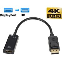 DP To hdmi Adapter Converter 4K 1080P Male To Female DisplayPort To hdmi Compatible Converter Video Audio Cable For PC TV Laptop