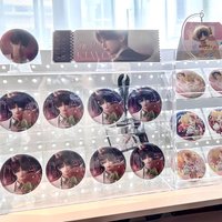 HD Clear Acrylic Display Cabinets Multi-Level Tower W/ Humidity-Control Drawers Stand for Figurines, Badges & ACG Anime Cards