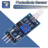 3.3V-5V 3PIN Photodiode Module LM393 Light Sensor Switch Module for Arduino Raspberry Pi Photosensitive Diode Detection Switch