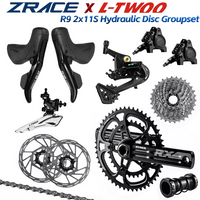 LTWOO R9 2x11s Hydraulic Disc, 22 speed Road Groupset + ZRACE Crank Cassette SUMC & DYC Chain, for Road Bike / R7020 R8020