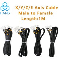 Pièces d'imprimante 3D axe X/Y/Z/E, moteur pas à pas et interrupteur de limite, câble d'extension mâle à femelle, câbles de 1M