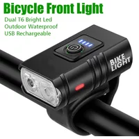 AliExpress KDULIT 2 T6 LED Bicycle Front Light 1000LM Bright Portable Bike Light Headlight USB Rechargeable MTB Mountain Bicycle Lamp