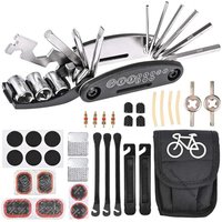 AliExpress NONE Bicycle Repair Tools Kit, Bike Accessories, Multi Tool Set with Pump Tire Patch, Portable Mountain Road BikeTire Auto Tool Set