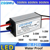 LED Terminal Head Driver Waterproof Power Supply Model 3W 8W 12W 24W 25W 36W Isolated Flicker-Free IP65 Transformer Power Supply