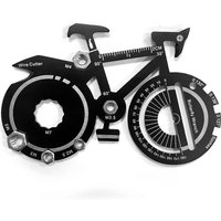 1 Pc 20 In 1 Bicycle Multitool Card Survival Gadgets Keychain Utility Pocket Tool Multifunctional Outdoor Camping Tool