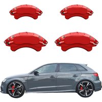 Couvercles d'étrier de frein 2025, pour Audi A3 A4 A5 A6 A5 A7 Q3 Q5 Q4 Q6 Q7, décoration de jante en alliage d'aluminium (4 pièces)