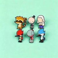 Regular Show The Lost Tapes Enamel Pins Mordecai Rigby Benson Pops Cartono Brooch Lapel Badge Backpack Clothes Decor Prop Gift