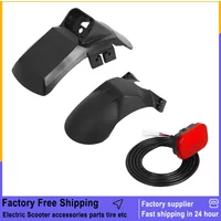 Electric Scooter Front Rear Mudguard Taillight Kit for 2024 New Kukirin G2 Pro Kickscooter Plastic Splash Proof Bracket Parts