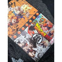 Goku Dragon Ball Collectible Card Album 4 Compartments Can Hold 240 Pcs Card Matte Touch Shell Card Album Gift