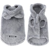 Soft Fleece Pet Dog Clothes Cute Hoodie Coat For Small Medium Dogs Cats Autumn Winter Puppy Hooded Jacket Sweater Pug Apparel