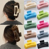 1/2pcs Korean Women Plastic Hair Claws Hair Clips Headwear Large Size Hairpin Crab Barrette Fashion Ornament Hair Accessories