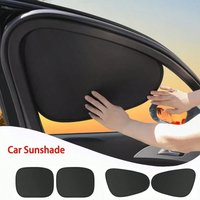 2-piece car sunshade, static adsorption, car side window sunshade, UV protection, summer car accessories