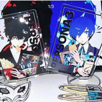 NEW Anime Amamiya Ren Yuuki Makoto Figure Acrylic Stand Model Desk Display Standing Desktop Exhibits Birthday Gift