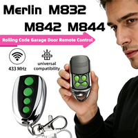Garage Door Remote Control for Merlin M832 M842 M844 230t 430r Gate Door Remote Replacement RF 433.92mhz Rollling Code