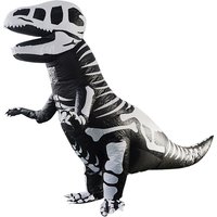 Halloween Carnival Adult Kids Anime Cosplay Masquerade Festival Party Skeleton Tyrannosaurus Rex Dinosaur Inflatable Costume