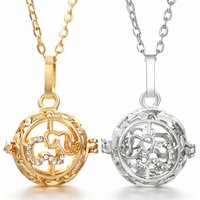 Mexican Bola Harmony Ball Necklace Crystal Elephant Diffuser Aromatherapy Animal Cage Pendant Angel Caller Chime Lockets Jewelry
