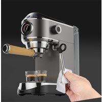 BioloMix 20 Bar Halbautomatische Espressomaschine — Edelstahl mit Milchaufschäumrohr für Cappuccino & Latte