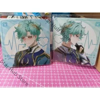 Genshin Impact II Dottore Square Card Collectible Cards Desktop Ornament Cosplay Colleagues Exquisite Game Related Products Gift