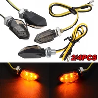 2/4Pcs Motorcycle Signal Light for Kawasaki Honda BMW Yamaha ktm Harley Motorcycle Turn Signal Smoke Light Indicator Light 5 LED