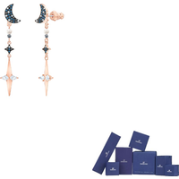 Swarovski Symbolica Artificial Crystal Earrings Women's Blue 5489533