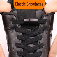 Magnetic Shoelaces without ties Colorful Lock Elastic Laces Sneakers No Tie Shoe laces Kids Adult Flat Shoelace Rubber Bands
