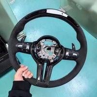 LED Customized Suede Car Steering Wheel For BMW F30 F10 F20 F31 F36 F15 X5 M3 M5 M6 F11 F15 F16 F22 F48 F90 E90 Steering Wheel
