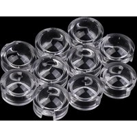 10Pcs 13MM High Power LED Lens Set 1W 3W 5W PMMA 15-100 Degree Smooth Face For Infrared Monitor CCTV Lights Lense