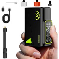 AliExpress NONE Electric Bicycle Tire Pump Mini Portable Bike Tire Inflator with Digital Display 150PSI Air Compressor Battery for Cycling Gear