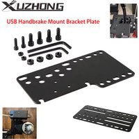 PC USB Handbrake Plate Drift Adapter Board Desk Mount Bracket Plate For SIM Racing Game Logitech G25/27/29 T300 T500