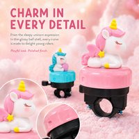 1/2 PCS Bicycle Bell Cute Unicorn Design Loud Safety Ring Horn Universal Scooter Bike Accessories Gift