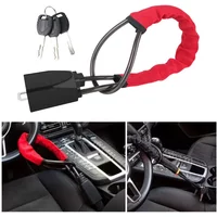 Verrouillage du volant de voiture, câble en acier antivol, dispositif de sécurité universel adapté aux véhicules, prévention du vol, corde de sécurité Durable